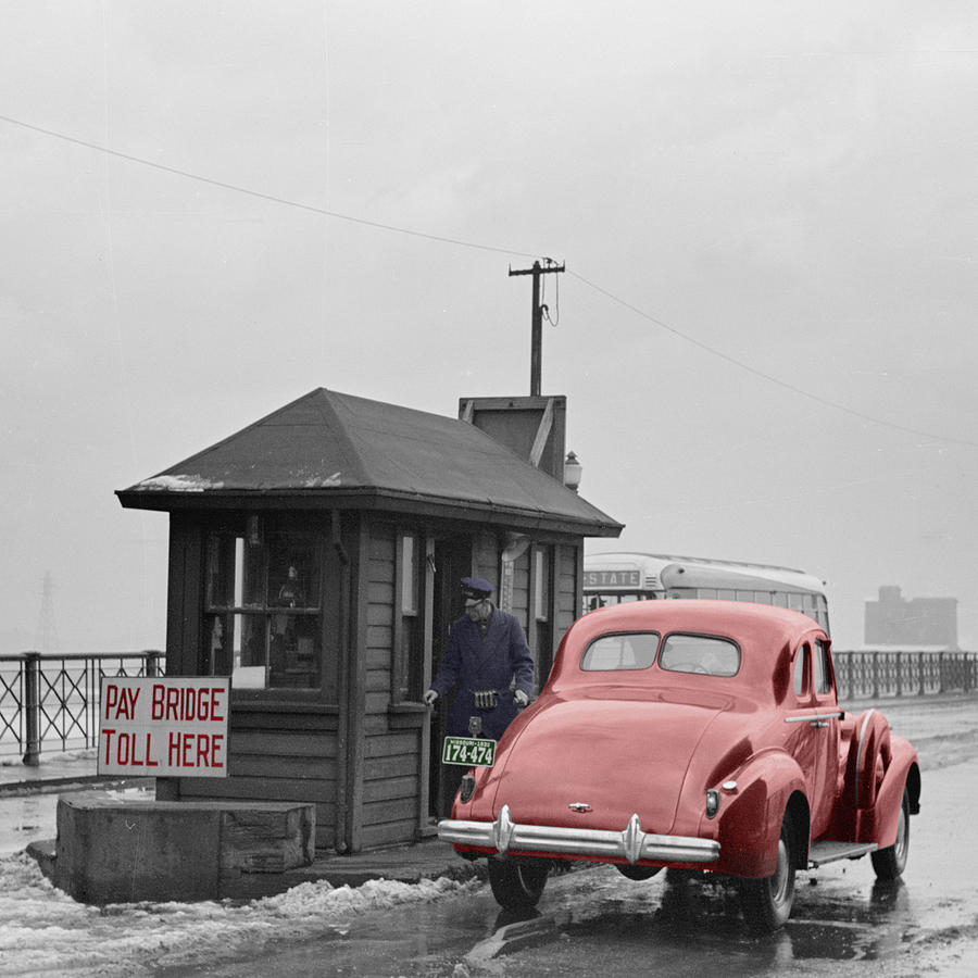 Vintage Toll Booth Photograph by Andrew Fare