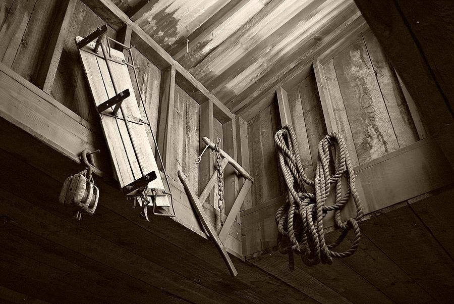 Vintage Tools - sepia Photograph by Marilyn Wilson