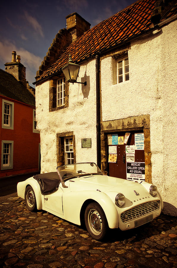 Vintage Touch. Culross Sketches. Scotland Photograph by Jenny Rainbow