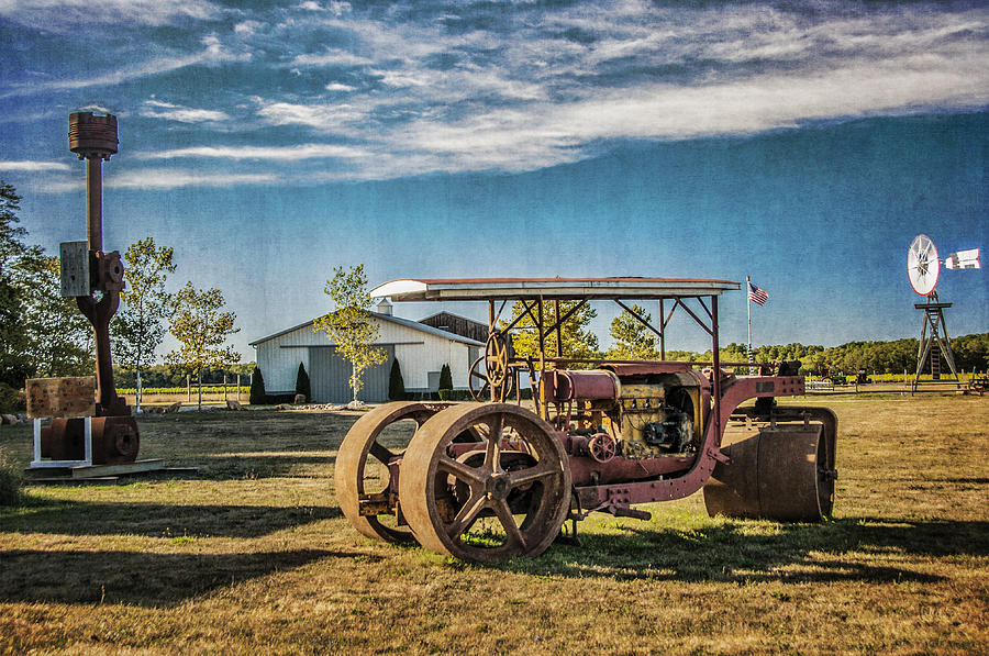 Vintage Tractor Photograph by Cathy Kovarik