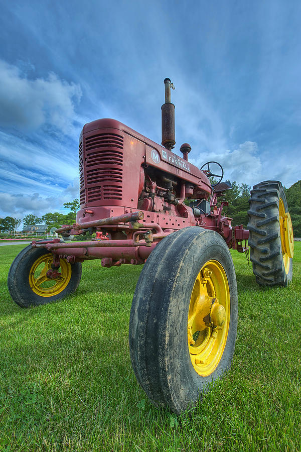 Vintage Tractor Photograph by Jean-Pierre Ducondi
