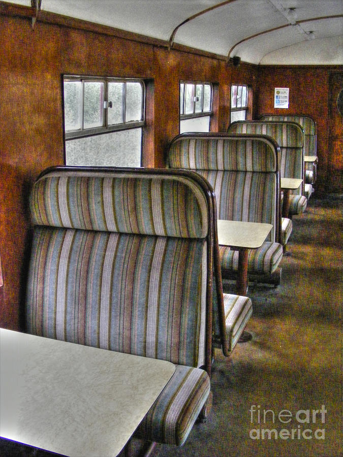 Vintage Train Seats Photograph by Nina Ficur Feenan