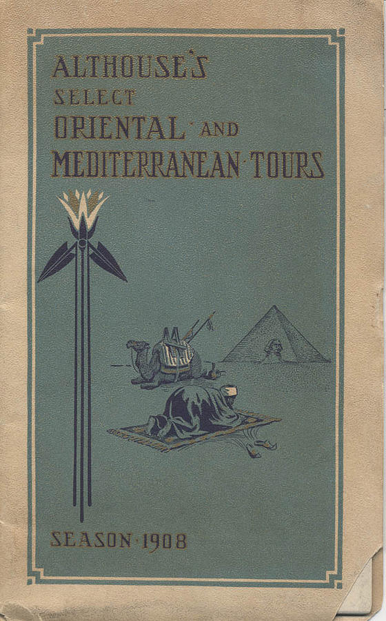 Inspirational Painting - Vintage Travel Poster of Oriental and Mediterranean Tours by Celestial Images