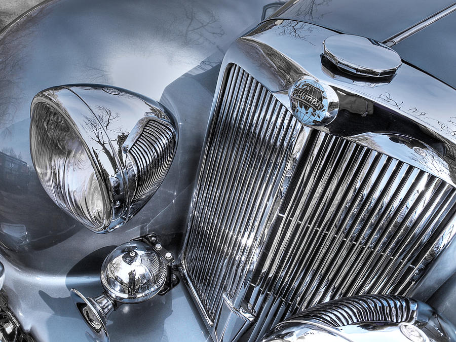 Vintage Triumph - Chrome Sensation Photograph by Gill Billington