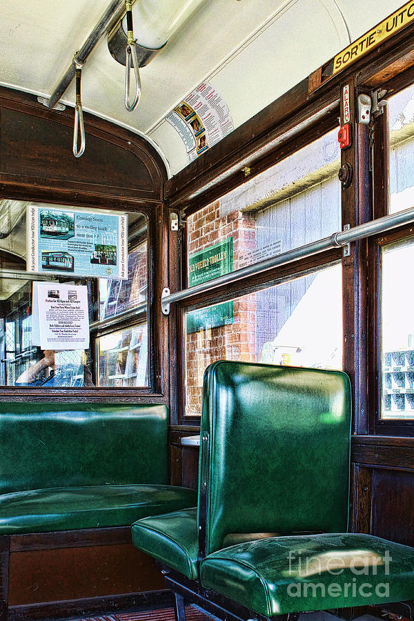 Vintage Trolley Car Photograph by Lawrence Burry