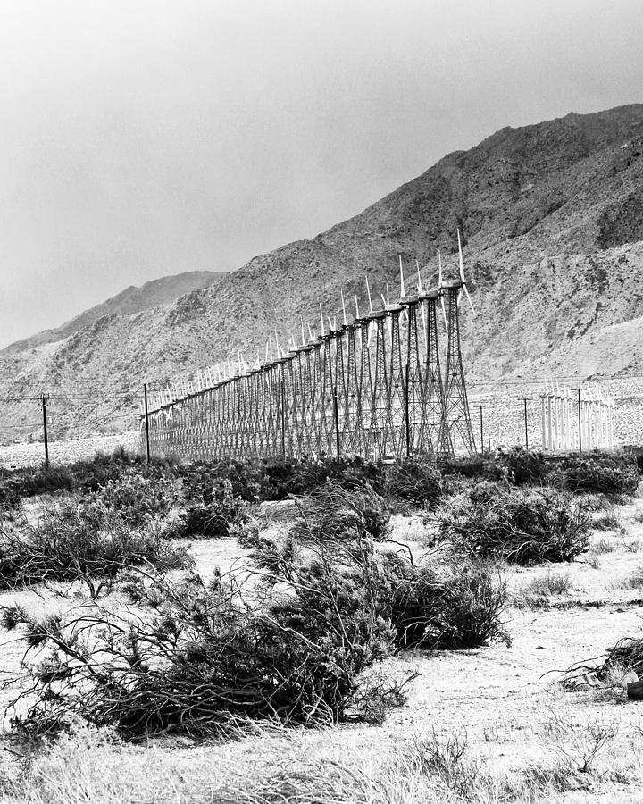 VINTAGE TURBINES Palm Springs CA Photograph by William Dey