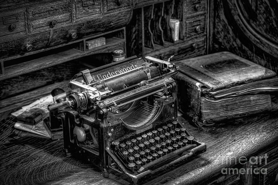 Vintage Typewriter Photograph by Adrian Evans