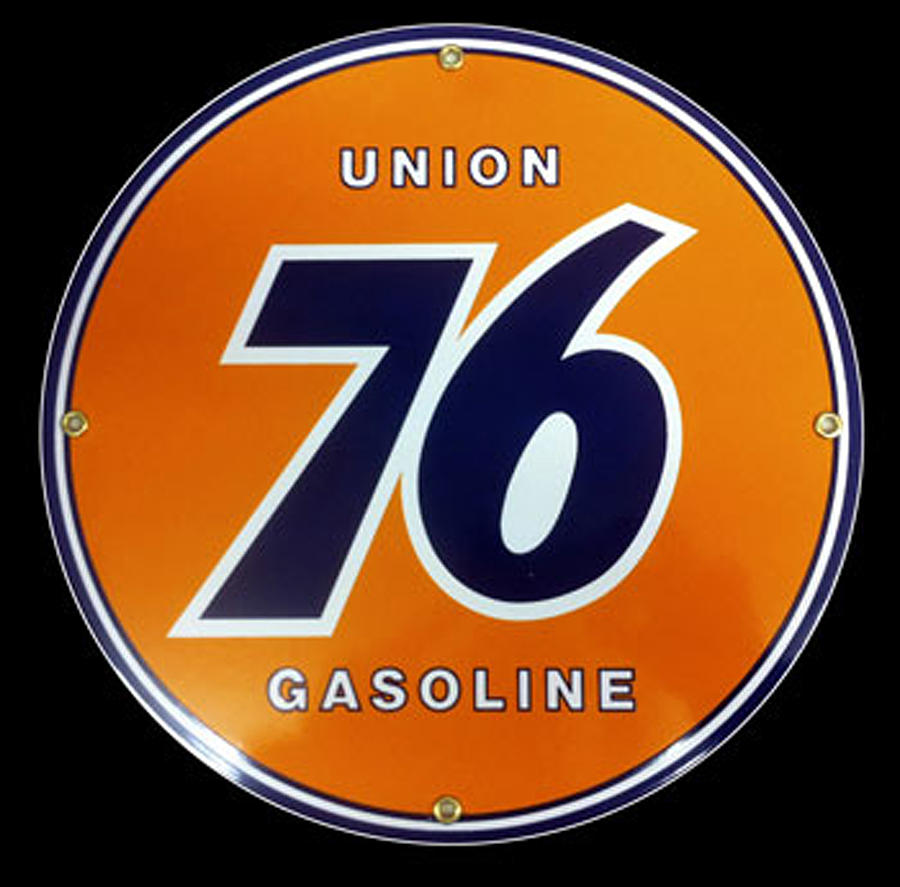 Vintage Union 76 Metal Sign Digital Art by Marvin Blaine