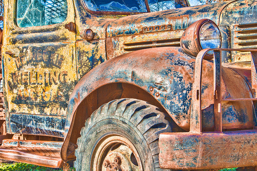 Vintage Welding Truck Photograph by Steven Bateson