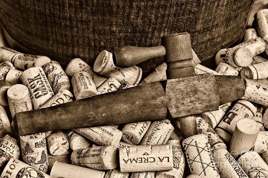 Wine Photograph - Vintage Wine Barrel Tap by Paul Ward