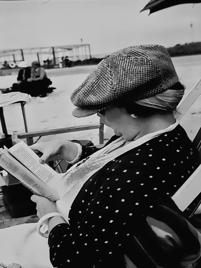Vintage Woman Reading Photograph by Cathy Anderson