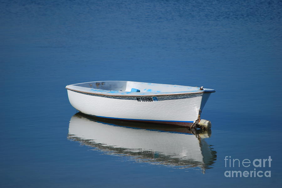Boat Photograph - Vintage Wooden Boat by Bob Sample