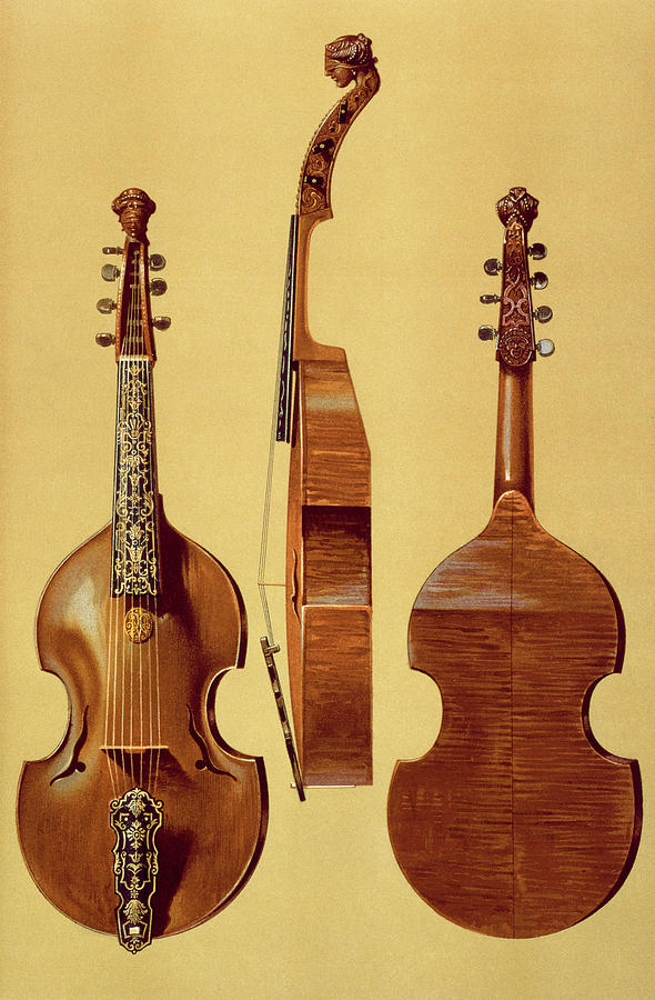 Violin Painting - Viola Damore, 18th Century by Alfred James Hipkins