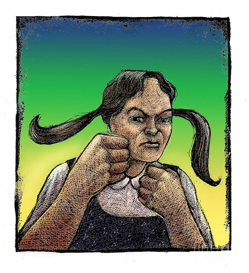 Violent Drawing by Chris Van Es Fine Art America