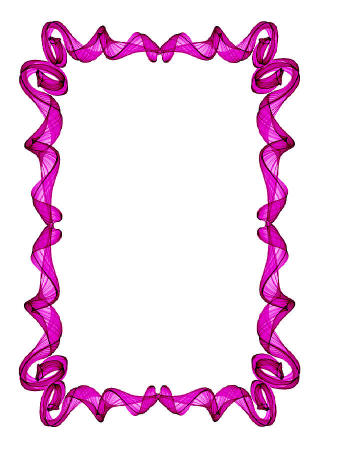 Violet Frame 1 Painting by Bruce Nutting