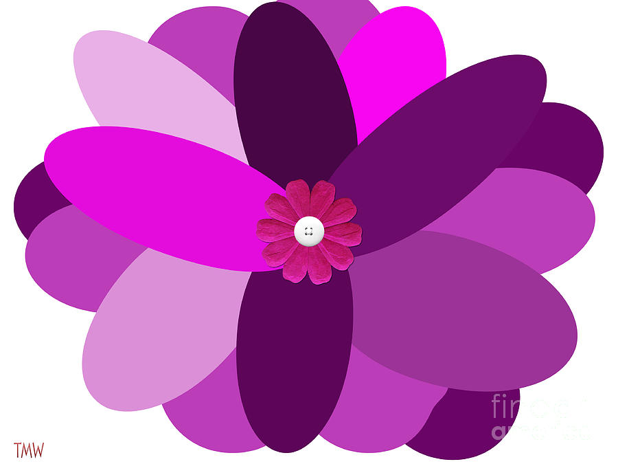 Violet petals Photograph by Tina M Wenger | Fine Art America