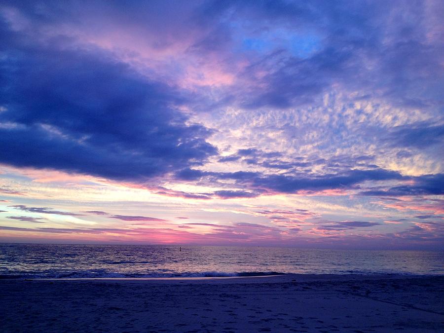 Violet Skies Photograph by Maxine Singh