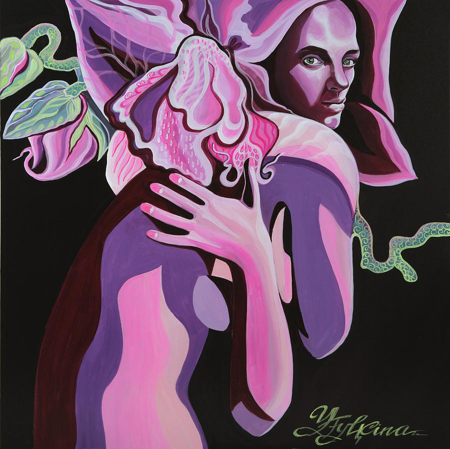 Violet Painting by Yelena Tylkina