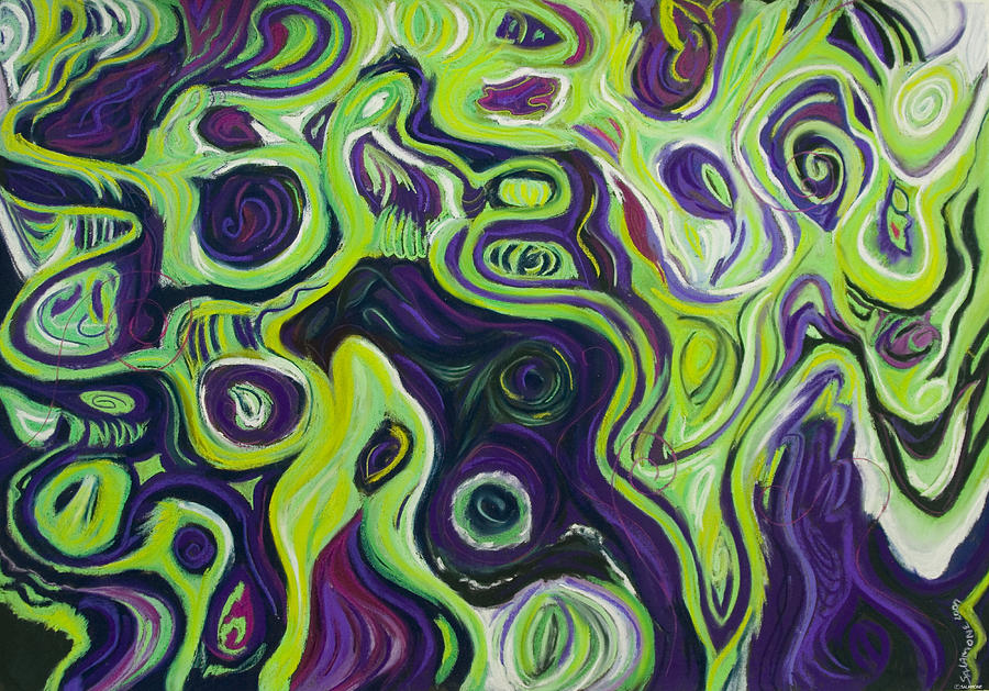 Violeta e Verde Pastel by Brenda Salamone