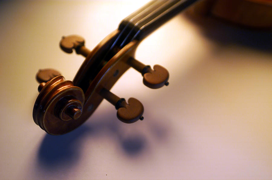 Music Photograph - Violin VIII by Jon Neidert