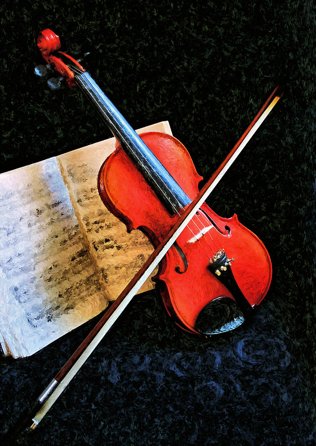 Violin Impression Redux Photograph by Kristin Elmquist