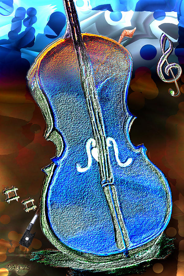 Violin Solo Painting by Paula Ayers