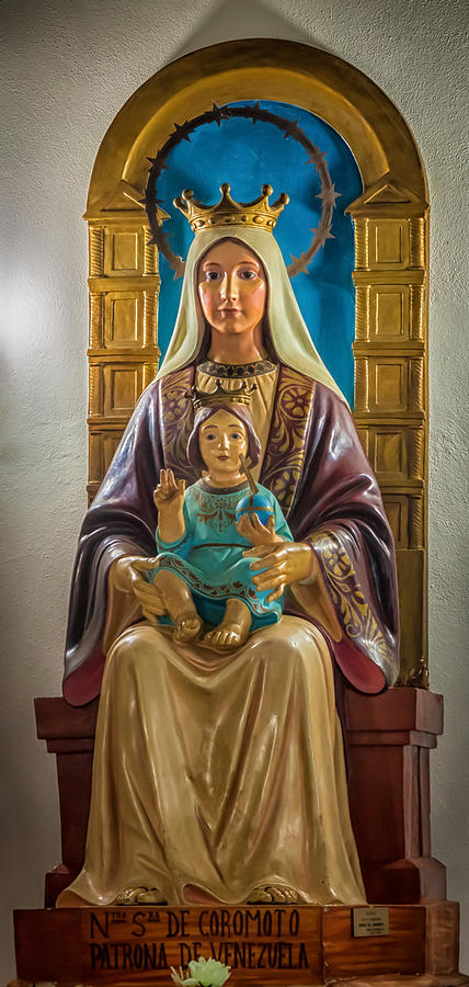 Virgin Photograph - Virgen de Coromoto by Juan Carlos Lopez