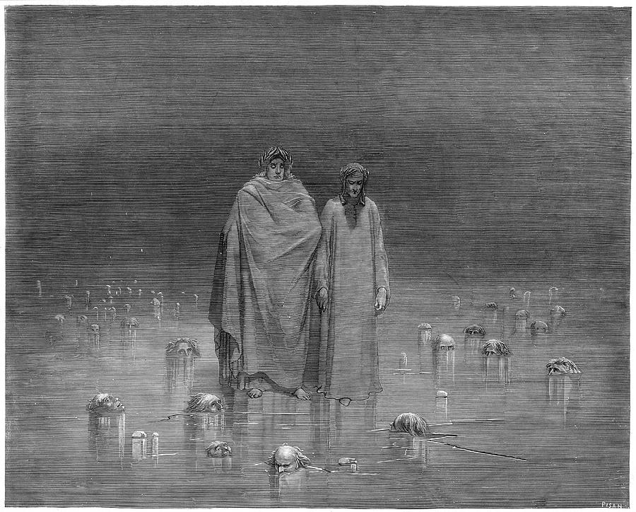 Virgil And Dante, Well Wrapped Drawing by Mary Evans Picture Library ...