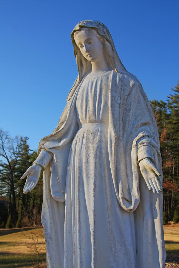 Virgin Mary Statue Photograph by Melinda Fawver