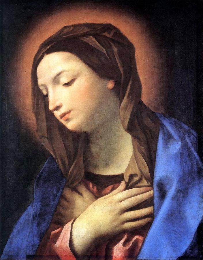 Virgin Of The Annunciation Digital Art by Guido Reni