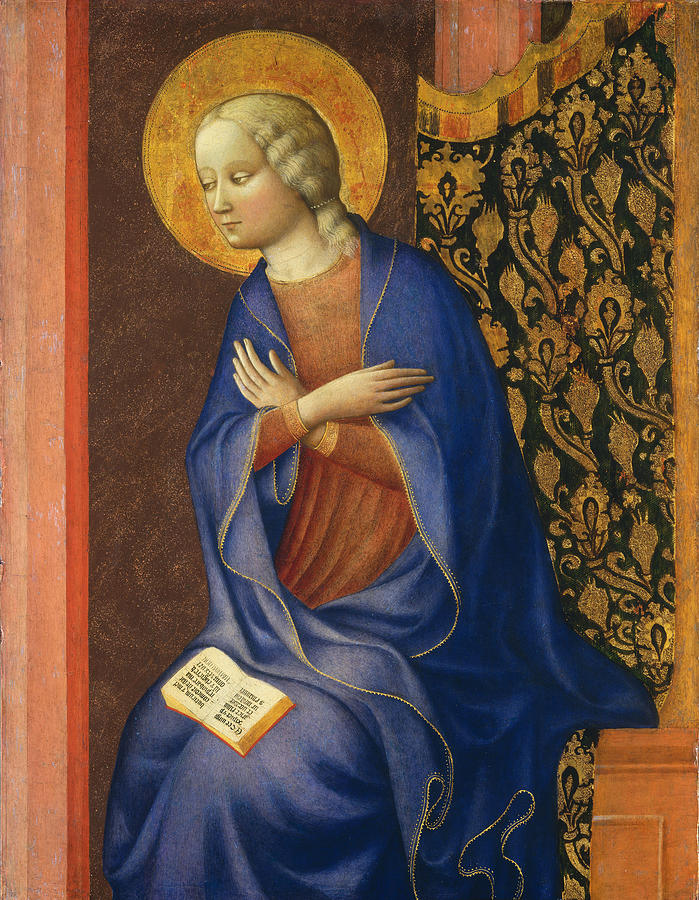 Virgin of the Annunciation Painting by Masolino da Panicale