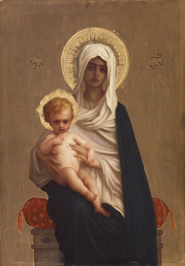 Beautiful Painting - Virgin of the Deliverance by Ernest Hebert