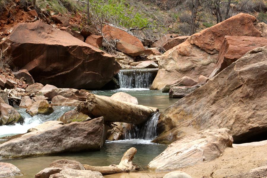 Virgin River Utah Waterfalls Photograph By Renee Sinatra - Pixels