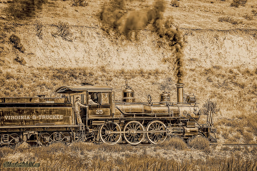 Virginia and Truckee Rail Road Gold Rush Photograph by LeeAnn McLaneGoetz McLaneGoetzStudioLLCcom