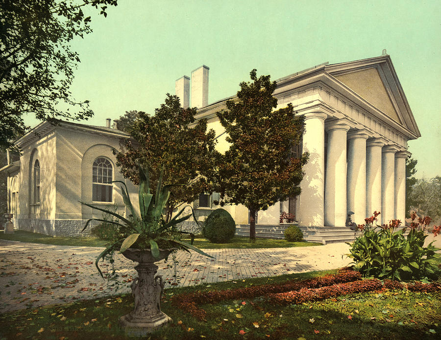 Virginia Arlington House Painting by Granger - Pixels