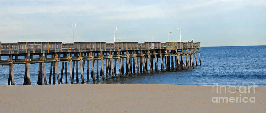 Virginia Beach Pier Photograph by Wesley Farnsworth - Fine Art America