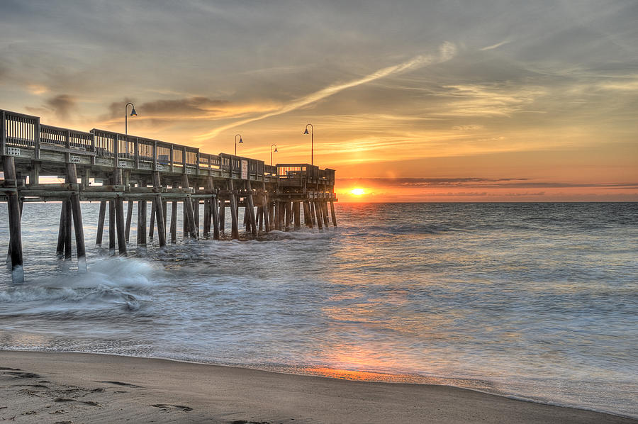 Virginia Beach Sunrise Photograph by David Clark