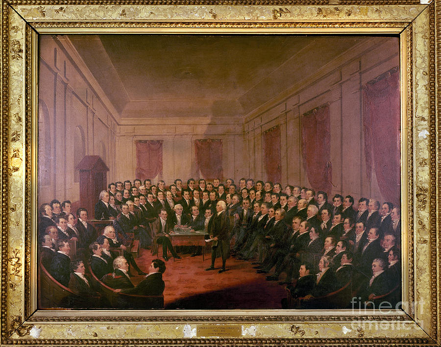 Virginia Convention 1829 Painting by Granger Pixels