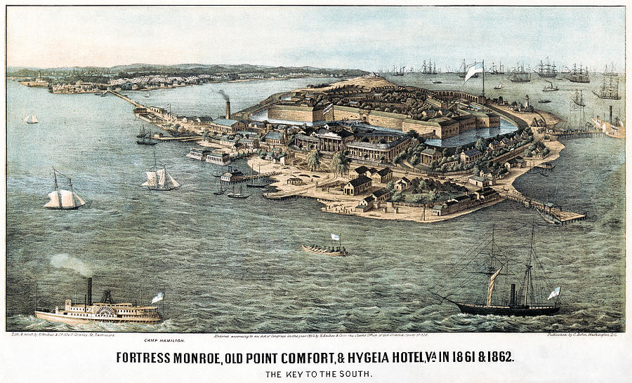 Virginia Fort Monroe, 1862 by Granger