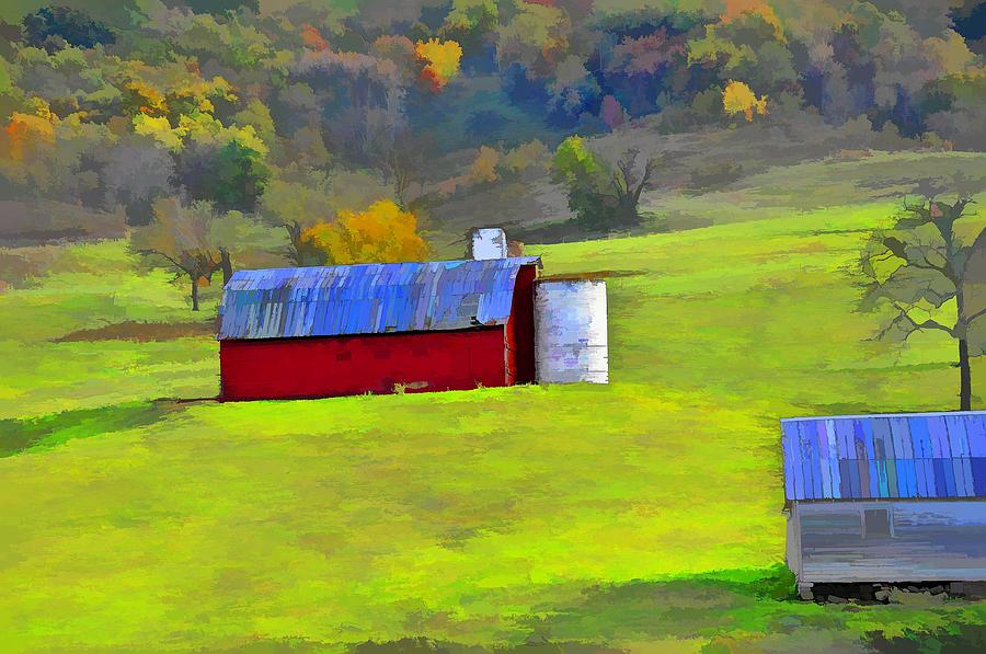 Virginia Hills And Barns Photograph by Jan Amiss Photography