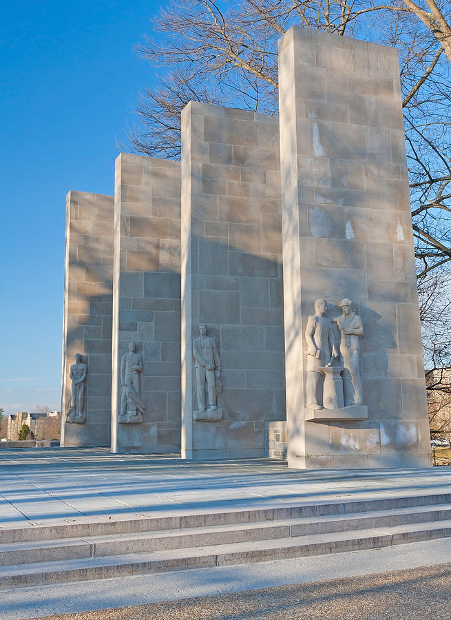 Virginia Tech War Memorial Photograph by Melinda Fawver