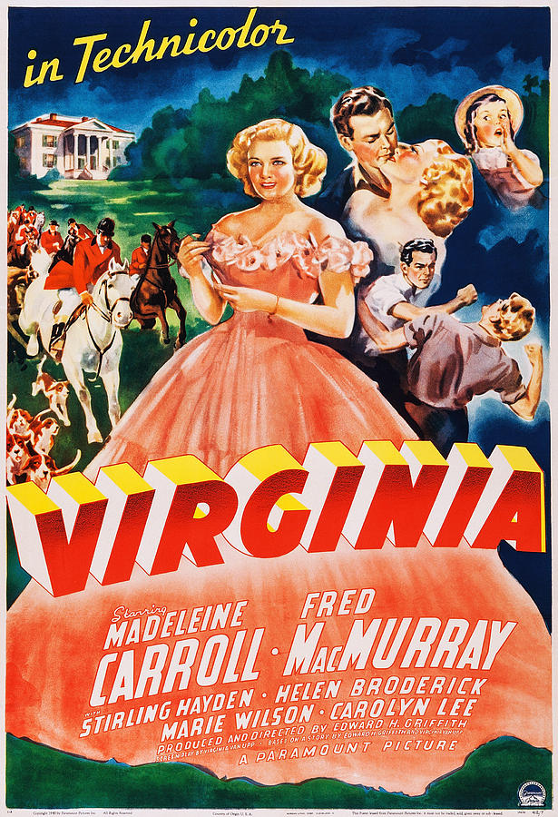 Virginia, Us Poster, Madeleine Carroll Photograph by Everett - Fine Art ...