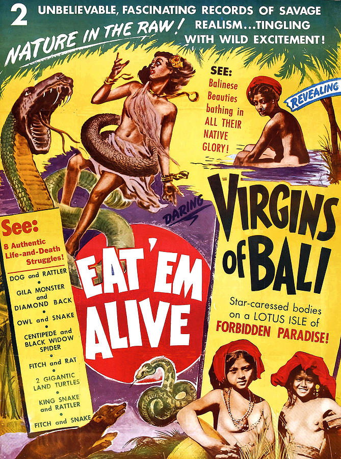 Movie Digital Art - Virgins of Bali Eatem Alive by Studio Release