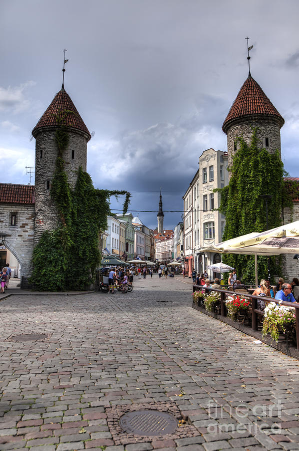 Viru Gate Tallinn Estonia Photograph by Andy Myatt