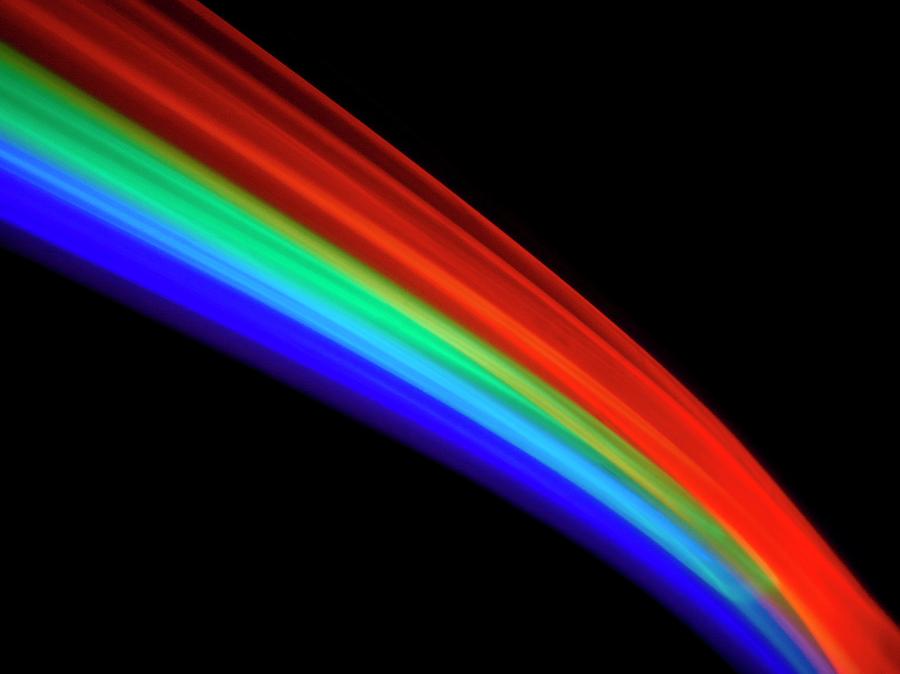 Visible Spectrum Photograph - Visible Light Spectrum by Science Photo Library