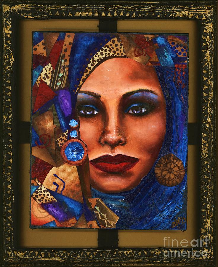 Vision in Blue Painting by Alga Washington