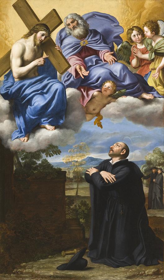 Vision of Christ and God Digital Art by Domenico Zampieri