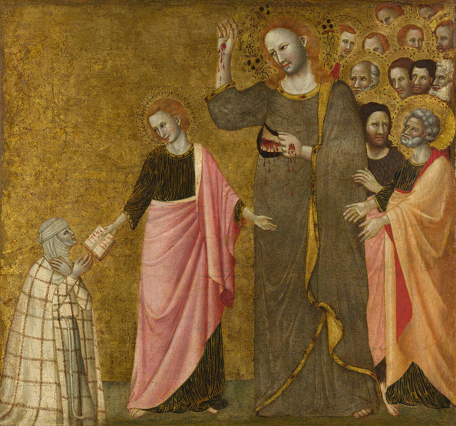 Vision of the Blessed Clare of Rimini Painting by Master of the Blessed Clare