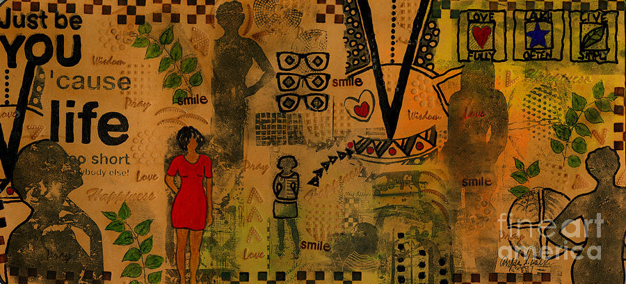 Visions of Modern Day Women WIP Mixed Media by Angela L Walker