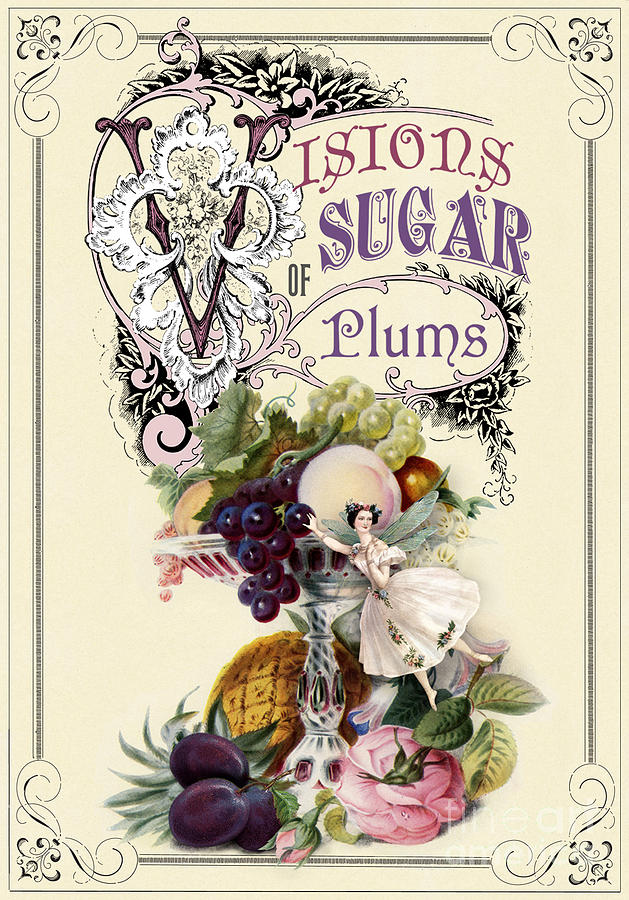 Visions of sugar plums Digital Art by Cindy Garber Iverson